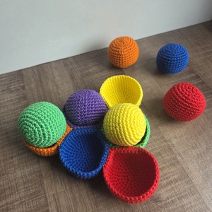 Montessori szín válogató - baba - mama - baba játékok - babalabda - Meska.hu