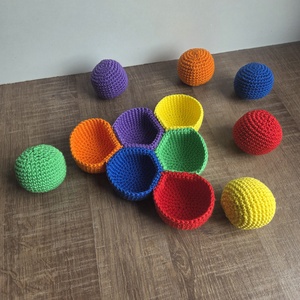 Montessori szín válogató - baba - mama - baba játékok - babalabda - Meska.hu