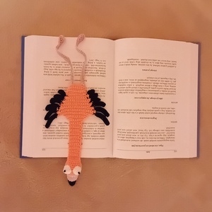 Flamingó könyvjelző - könyv & zene - könyvjelző - Meska.hu