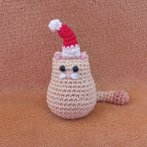 Mini Mikulás Cica, Karácsony, Mikulás, Mikulás ajándékok, Horgolás, MESKA