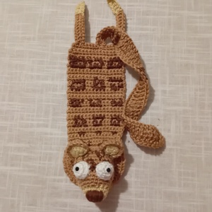 Leopárd könyvjelző  - könyv & zene - könyvjelző - Meska.hu