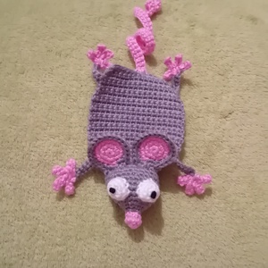 Egér könyvjelző, Könyv & Zene, Könyvjelző, Horgolás, MESKA