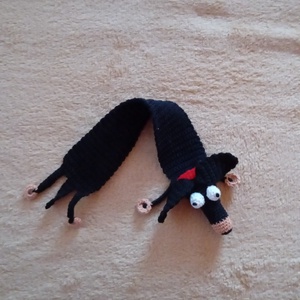 Tacskó könyvjelző  - könyv & zene - könyvjelző - Meska.hu