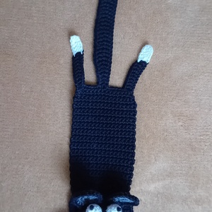 Fekete cica könyvjelző - könyv & zene - könyvjelző - Meska.hu