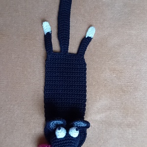 Fekete cica könyvjelző - könyv & zene - könyvjelző - Meska.hu