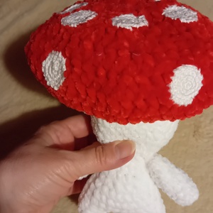 Piros kalapos gomba - játék & sport - plüssállat & játékfigura - más figura - Meska.hu