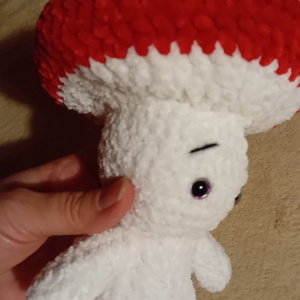 Piros kalapos gomba - játék & sport - plüssállat & játékfigura - más figura - Meska.hu