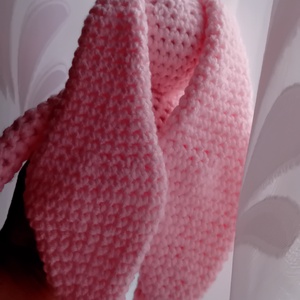 Rózsaszín hosszú fülű nyuszi - játék & sport - plüssállat & játékfigura - nyuszi - Meska.hu