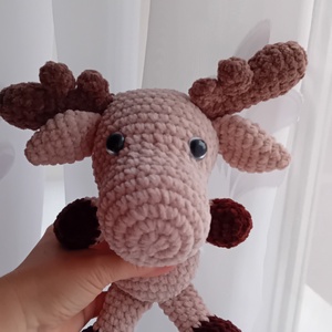 Plüss rénszarvas , Játék & Sport, Plüssállat & Játékfigura, Őzike, szarvas, Horgolás, MESKA