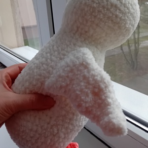 Fehér horgolt kacsa, Játék & Sport, Plüssállat & Játékfigura, Más figura, Horgolás, MESKA