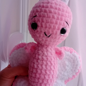 Rózsaszín pillangó, Játék & Sport, Plüssállat & Játékfigura, Pillangó, Horgolás, MESKA