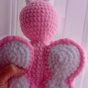 Rózsaszín pillangó - játék & sport - plüssállat & játékfigura - pillangó - Meska.hu