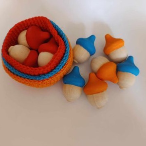 Szortírozó játék, Játék & Sport, Készségfejlesztő és Logikai játék, Waldorf játékok, Famegmunkálás, Horgolás, MESKA