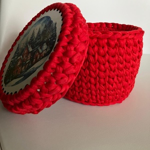 Horgolt kosár téli kunyhó tetővel - karácsony - karácsonyi lakásdekoráció - karácsonyi lakásdíszek - Meska.hu Horgolt kosár téli kunyhó tetővel - karácsony - karácsonyi lakásdekoráció - karácsonyi lakásdíszek - Meska.hu