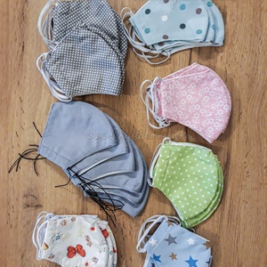 5 db. Unisex szájmaszk, pamutvászon maszk, unisex szájmaszk - ruha & divat - maszk, arcmaszk - női - Meska.hu