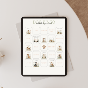 DOG BINGO trükkök és parancsok, interaktív tanulás kutyáknak és gazdiknak - Nyomtatható, Digitális termék - játék & sport - táblajáték és kártyajáték - bingó - Meska.hu
