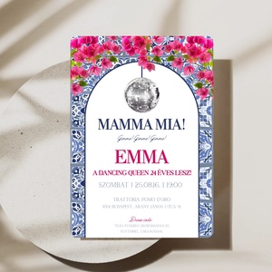 GIMME! GIMME! GIMME! - Mamma Mia stílusú, prémium meghívó - Születésnapra, lánybúcsúra vagy más különleges eseményre  - Meska.hu