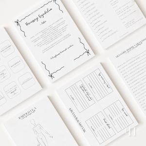 Lánybúcsú feladatgyűjtemény - ULTIMATE FULLPACK - 48 oldalas nyomtatható PDF - Személyre szabott, minimalista dizájn - esküvő - lánybúcsú - Meska.hu