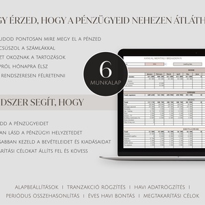 Prémium éves költségvetés-tervező - Ultimate Budget - Az első lépés a pénzügyi tudatosság felé - Automatizált Excel  - otthon & életmód - papír, írószer - naptár & tervező - Meska.hu