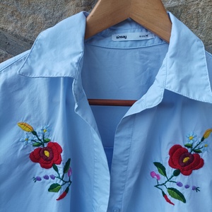 Kzzel hîmzett ing - ruha & divat - női ruha - blúz - Meska.hu