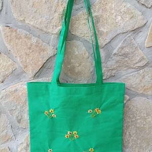 Kzzel hîmzett bevsárlótáska, Táska & Tok, Bevásárlás & Shopper táska, Zöldség/Gyümölcs zsák, Hímzés, MESKA