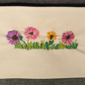 K�zzel himzett kozmetikai t�ska - Meska.hu