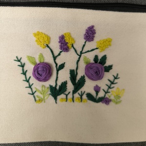 K�zzel hîmzett kozmetikai t�ska - táska & tok - neszesszer - Meska.hu