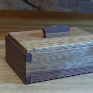 Fekete dió ékszerdoboz - ékszer - ékszertartó - ékszerdoboz - Meska.hu