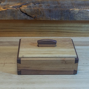 Fekete dió ékszerdoboz - ékszer - ékszertartó - ékszerdoboz - Meska.hu