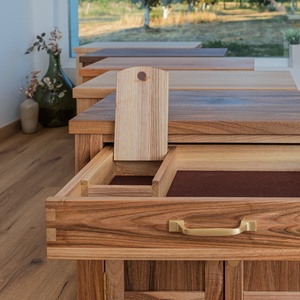 Diófa éjjeli szekrény - otthon & életmód - bútor - szekrény - Meska.hu