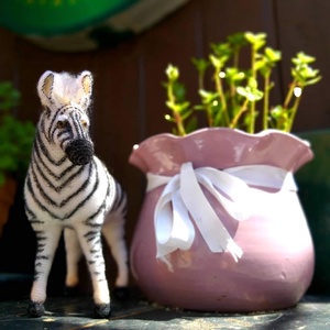 Kis zebra., Játék & Sport, Plüssállat & Játékfigura, Más figura, Horgolás, Meska