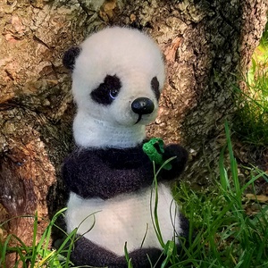 Panda - játék & sport - plüssállat & játékfigura - maci - Meska.hu