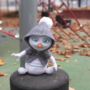 Hóember - játék & sport - plüssállat & játékfigura - más figura - Meska.hu