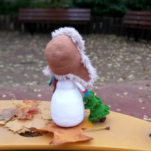 Postás hóember - játék & sport - plüssállat & játékfigura - más figura - Meska.hu