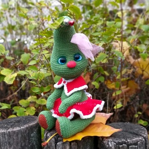 Ünnepi karácsonyfa, Karácsony, Karácsonyi lakásdekoráció, Karácsonyfa, grincsfa, Horgolás, MESKA