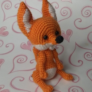 Nagyon kicsi róka. - játék & sport - plüssállat & játékfigura - róka - Meska.hu