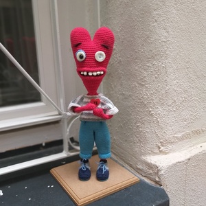 A szívemben vagy, Játék & Sport, Plüssállat & Játékfigura, Más figura, Horgolás, MESKA