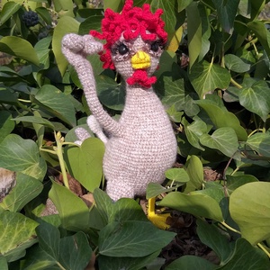 Vidám tyúk. - játék & sport - plüssállat & játékfigura - más figura - Meska.hu