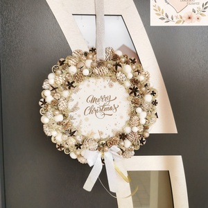 Ajtódísz  - karácsony - karácsonyi lakásdekoráció - karácsonyi ajtódíszek - Meska.hu