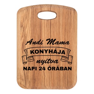 Tölgyfa Vágódeszka többféle méretben - tömör fából - ajándék nagymamának, anyának, apának - születésnapra, karácsonyra - otthon & életmód - konyhafelszerelés, tálalás - Meska.hu
