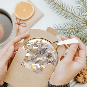 Fehérarany karácsonyfadísz csillagos díszítőmintával - karácsony - karácsonyi lakásdekoráció - karácsonyi lakásdíszek - Meska.hu