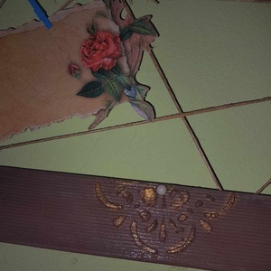 Többfunkciós, mandalás tábla (családi képkeret, álomtábla, vision board) ajándék digitális mantragyűjteménnyel - otthon & életmód - dekoráció - kép & falikép - képkeret - Meska.hu