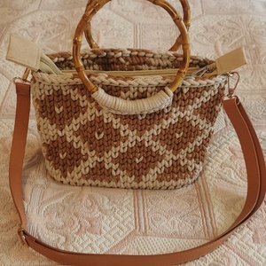 Horgolt kézi és válltáska - táska & tok - kézitáska & válltáska - válltáska - Meska.hu