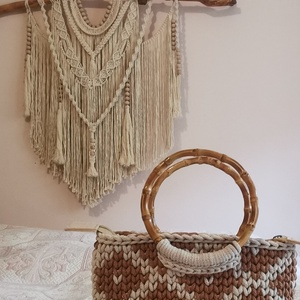 Horgolt kézi és válltáska, Táska & Tok, Kézitáska & válltáska, Válltáska, Horgolás, MESKA