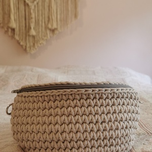 Horgolt övtáska, Táska & Tok, Kézitáska & válltáska, Vállon átvethető táska, Horgolás, MESKA