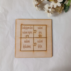 Koszorúslány felkérő puzzle Szükségem lesz - esküvő - meghívó & kártya - koszorúslány felkérő - Meska.hu