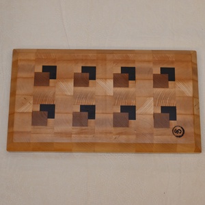 Vágódeszka 3D árnyékos motívummal, Otthon & Életmód, Konyhafelszerelés, tálalás, Sütés, főzés, Vágódeszka, Famegmunkálás, MESKA