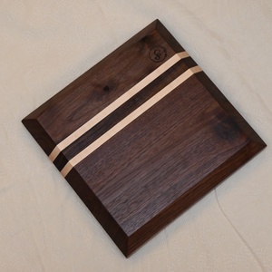 Dekoratív tálaló deszka (négyzet) - otthon & életmód - konyhafelszerelés, tálalás - sütés, főzés - vágódeszka - Meska.hu