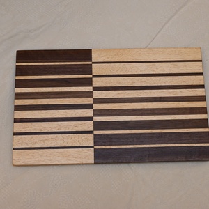 Tálaló tálca vágódeszka csíkozással, Otthon & Életmód, Konyhafelszerelés, tálalás, Sütés, főzés, Vágódeszka, Famegmunkálás, MESKA