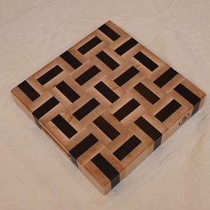 Vágódeszka 3-csíkos 5x5 motívummal - otthon & életmód - konyhafelszerelés, tálalás - sütés, főzés - vágódeszka - Meska.hu